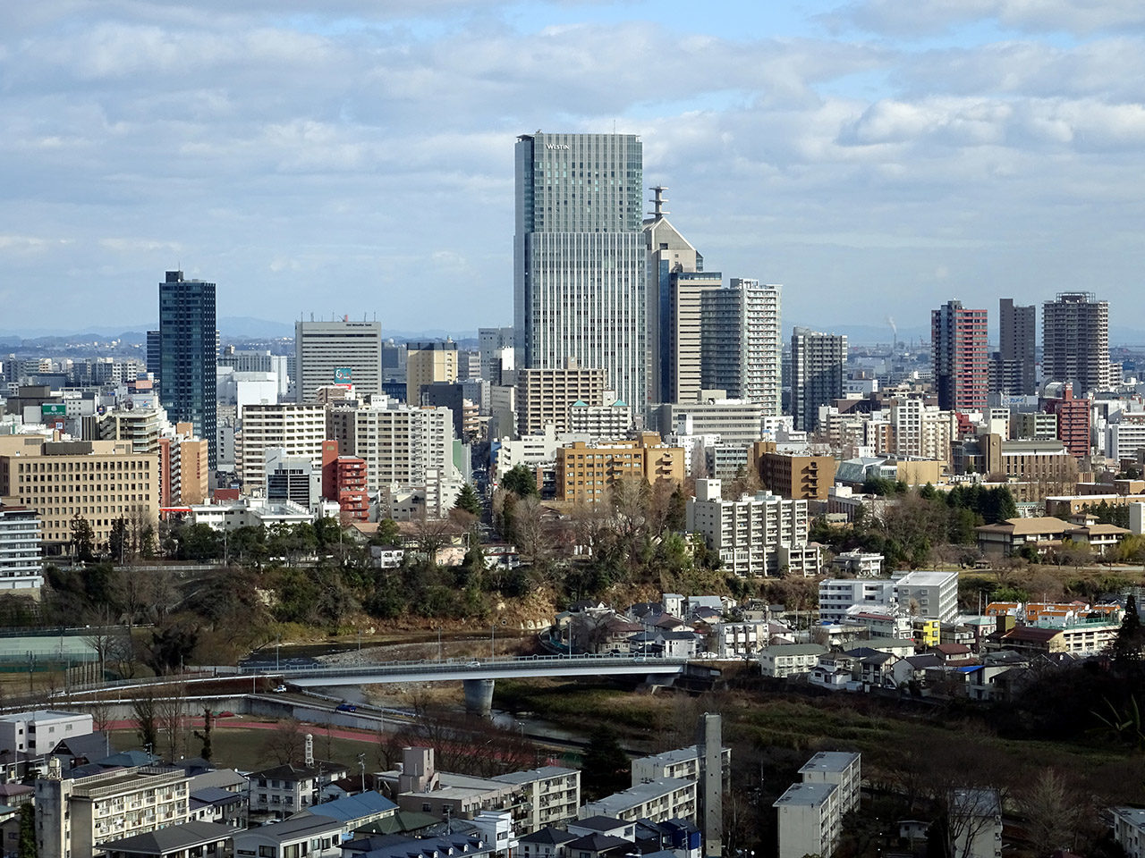 宮城県の県庁所在地仙台市の風景写真