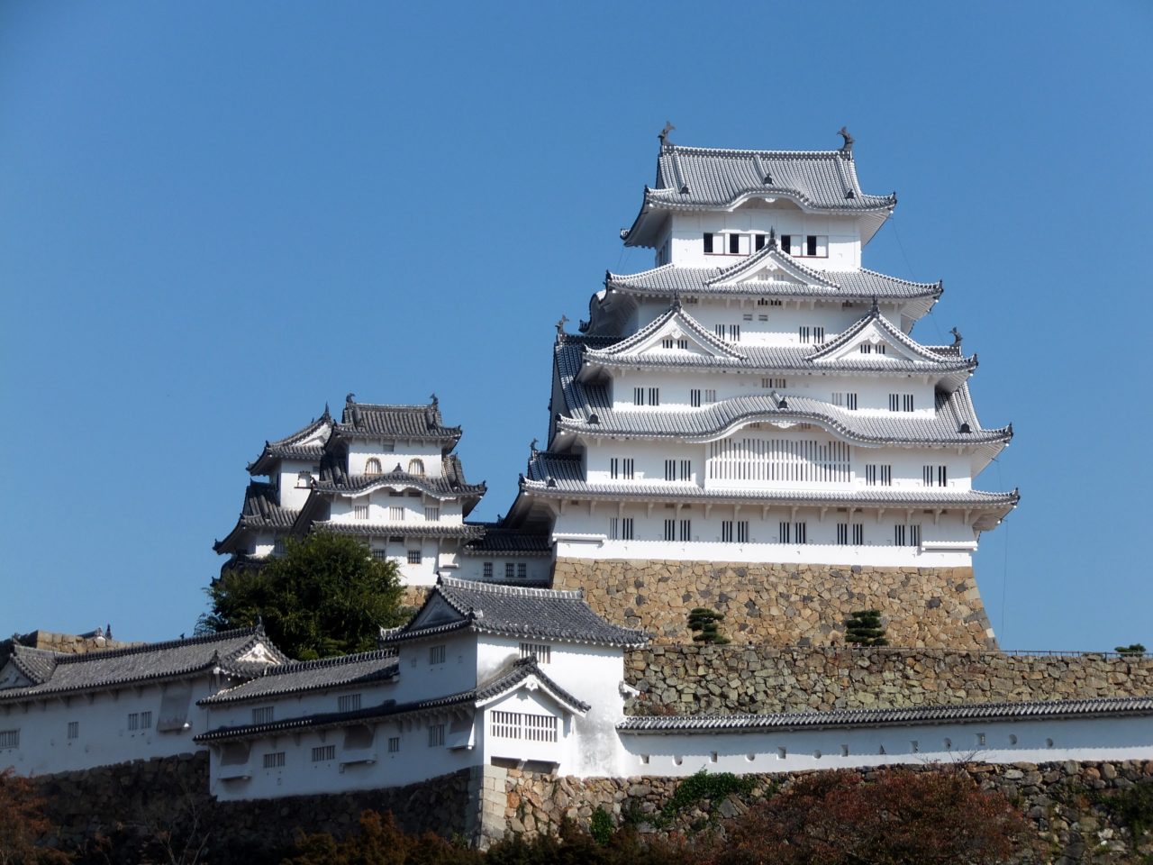 姫路市の姫路城の風景写真