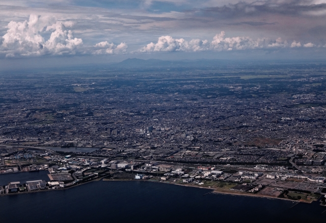 船橋市周辺の空撮写真