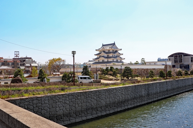 尼崎市の尼崎城の風景写真