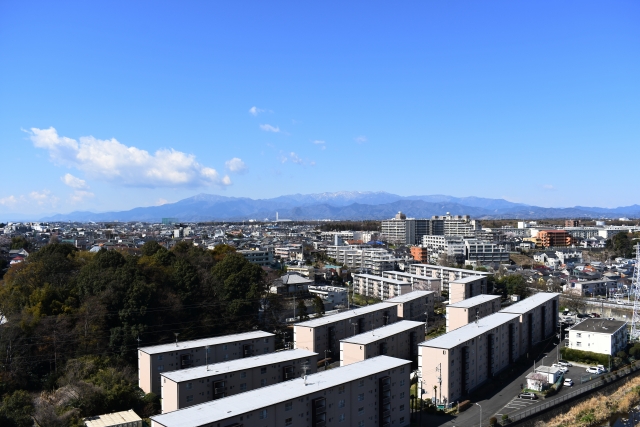 町田市の町並みの風景写真