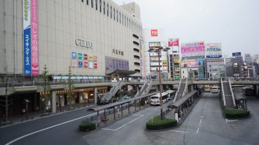 八王子市の八王子駅前の風景写真