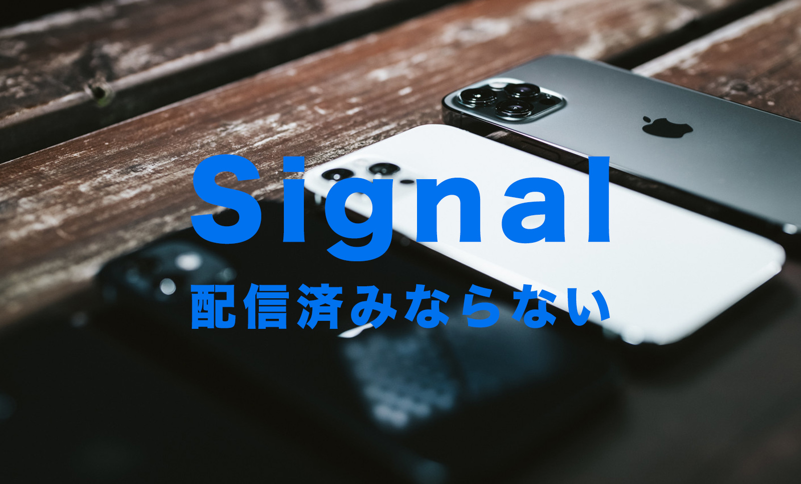 Signal(シグナル)で配信済みにならない場合の原因は？【メッセージアプリ】のサムネイル画像