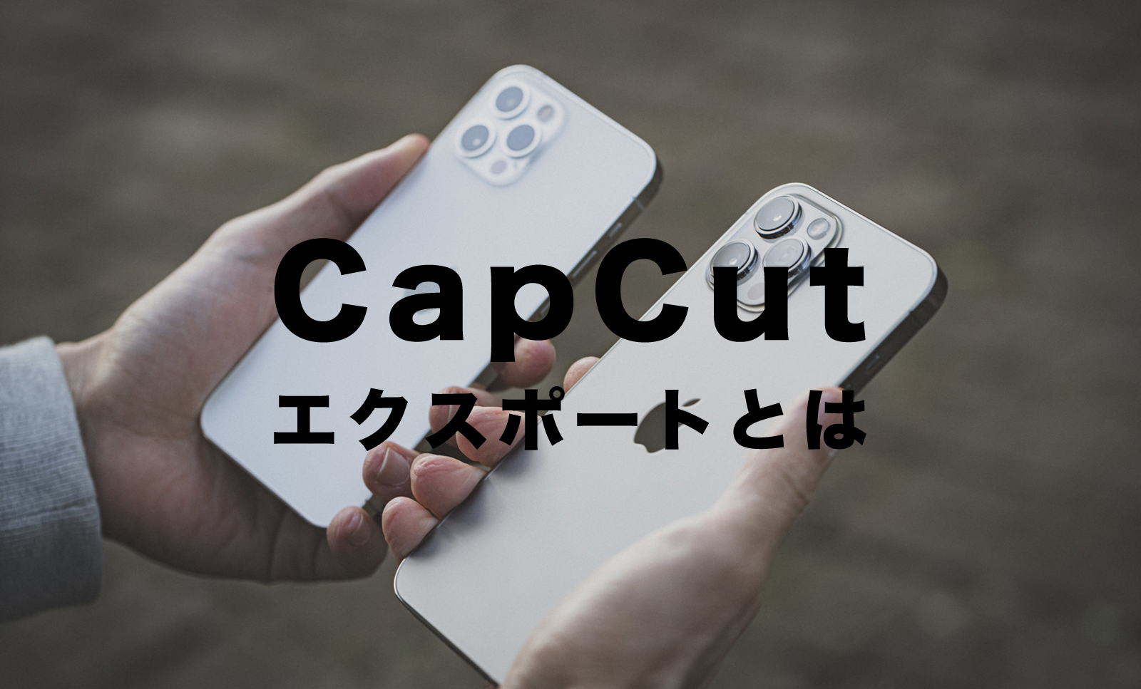 CapCut(キャップカット)のエクスポートとは？意味はなに？どんな機能？のサムネイル画像