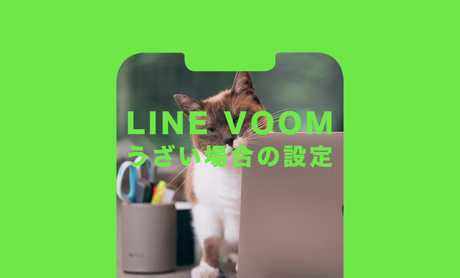 LINE VOOM(ラインブーム)がうざい場合どうすれば？対処法を解説！のサムネイル画像