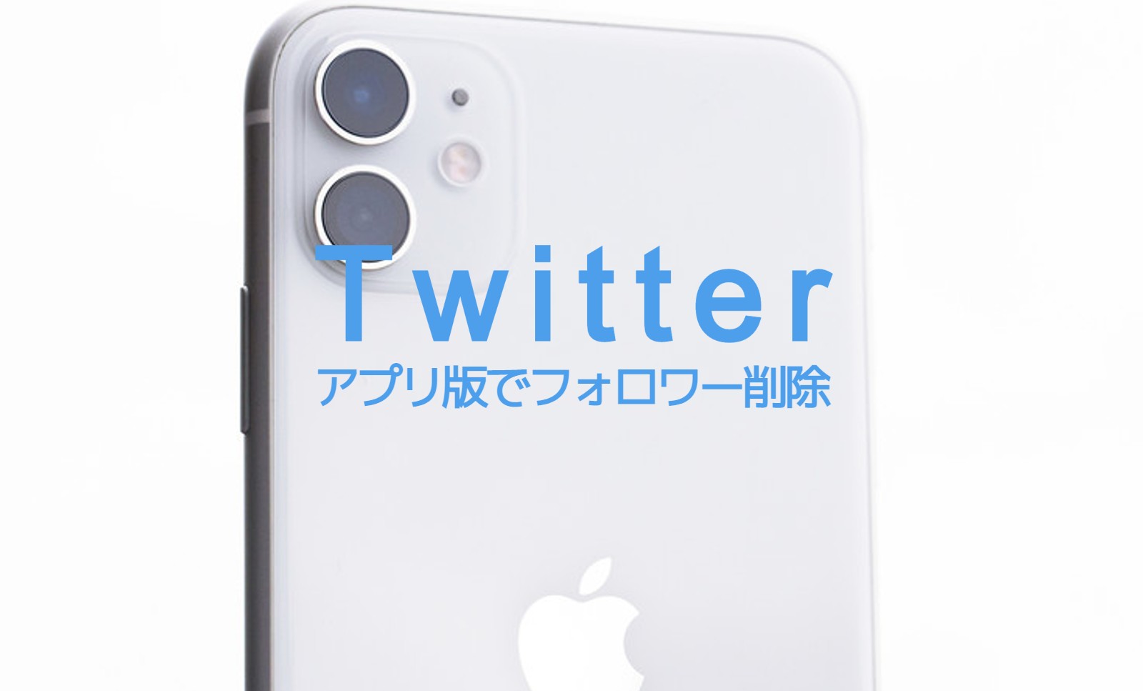 X(旧Twitter)でこのフォロワーを削除はスマホ&iPhoneアプリではできない？のサムネイル画像