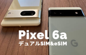 Google Pixel 6aはデュアルSIMでeSIMにも対応している？【ピクセル6a】