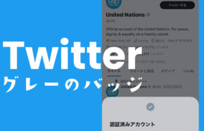 X(旧Twitter)でグレーの公式マーク&認証バッジの意味は何？