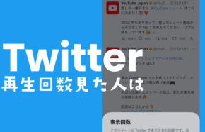 X(旧Twitter)の表示回数&再生数は誰が見たかわかる？