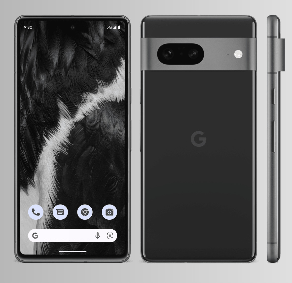 Google Pixel 6aのObsidianのカラバリ