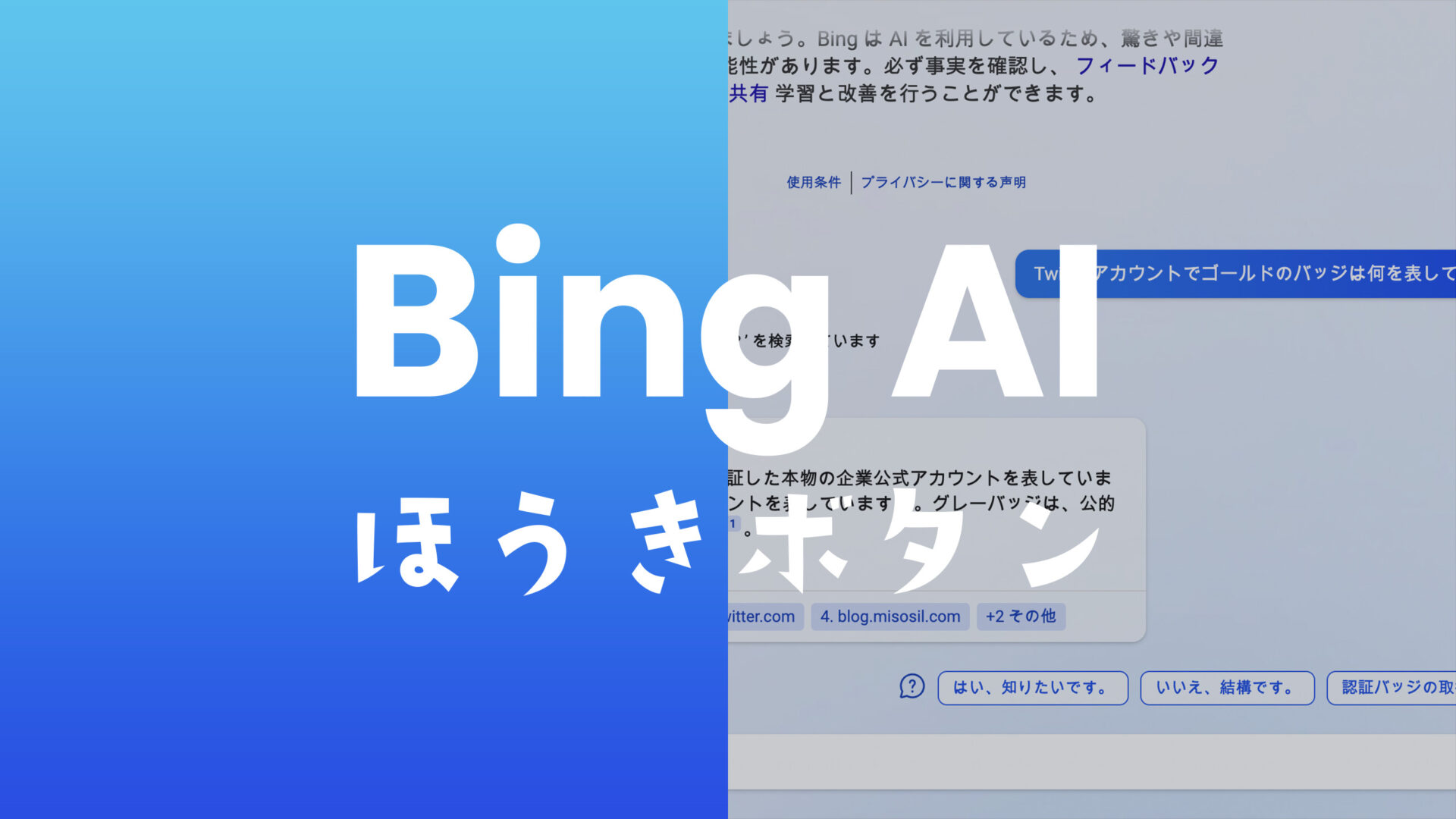 Bingのほうきボタンとは？「申し訳ございませんが、この会話は上限に達しました。「ほうき」ボタンを使用して、これを一括してさらにチャットします。」のサムネイル画像